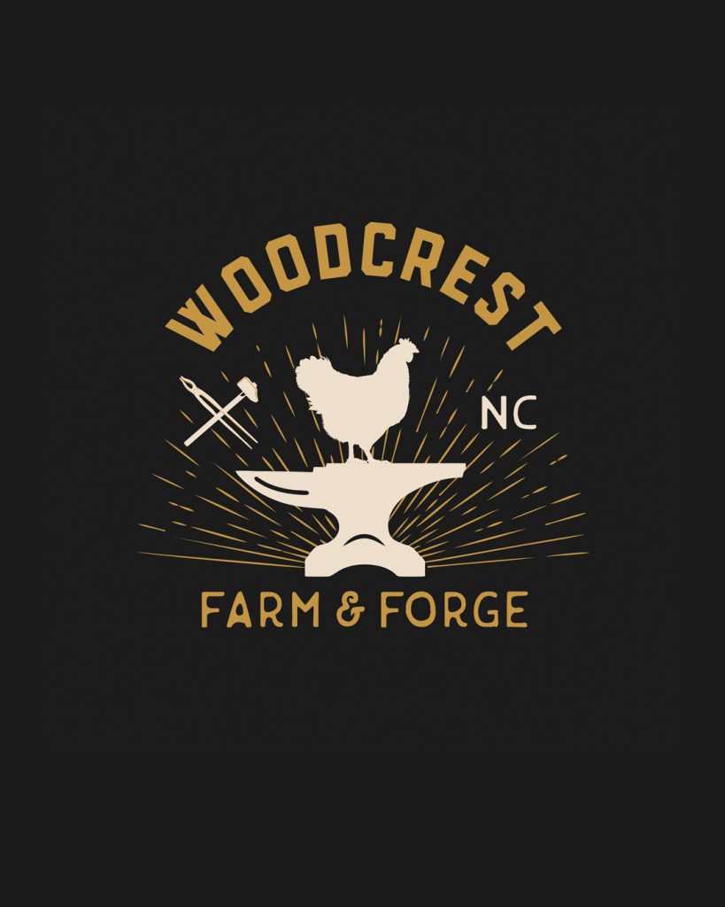 Woodcrest Farm and Forge Logo